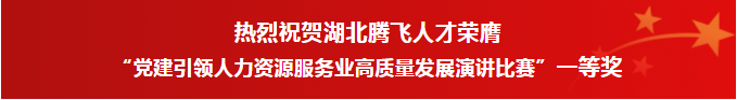 喜報丨騰飛人才黨支部榮獲“武漢市基層黨組織”榮譽稱號